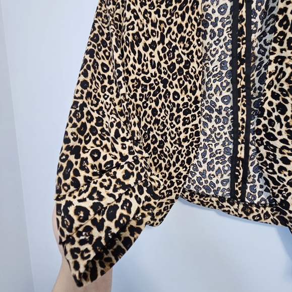 Belle Vere Cheetah Print Blazer - Size US XS - NWOT - Picture 4 of 7